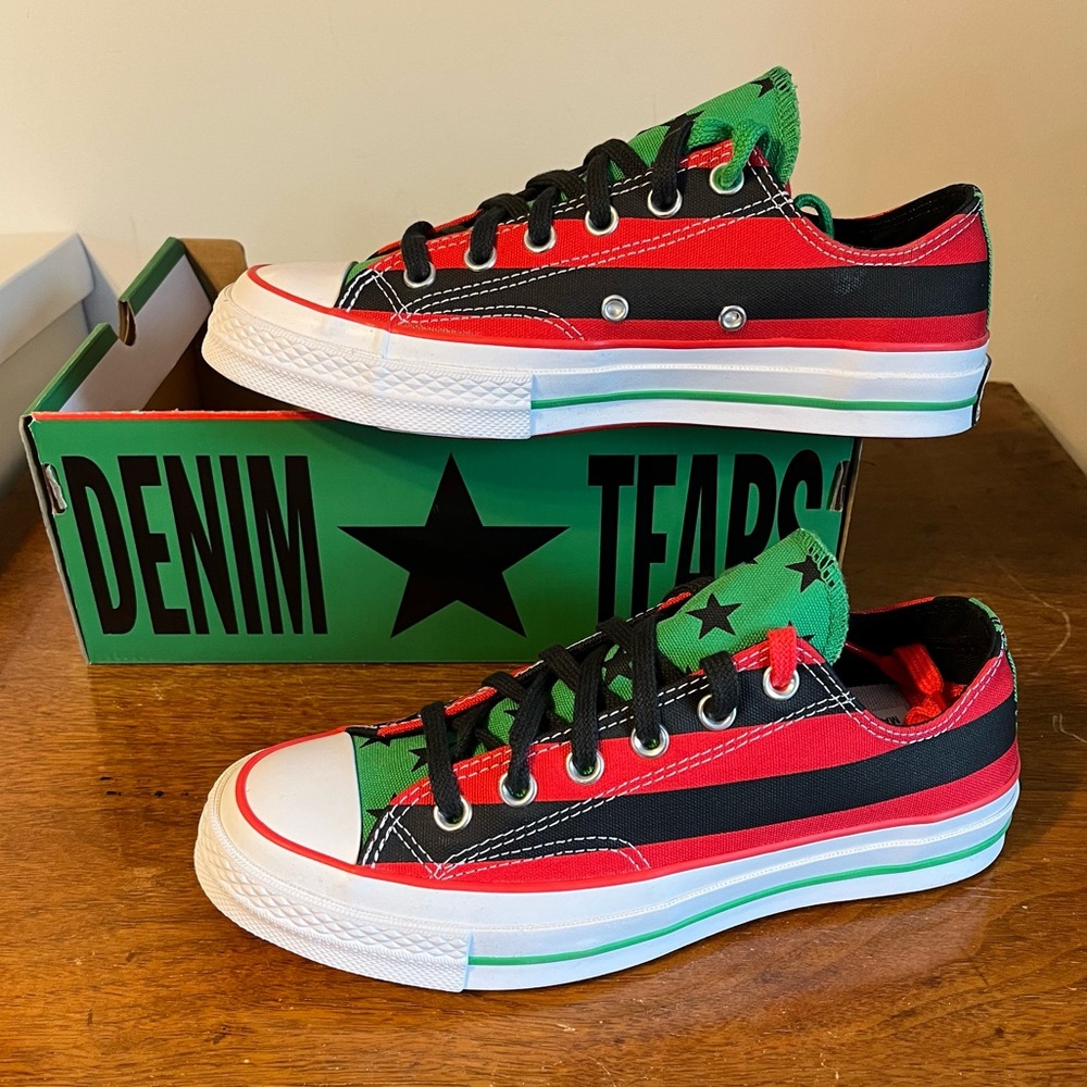 CONVERSE x DENIM TEARS Women’s Chuck Taylor All Star 70 Low Sneakers - Picture 9 of 9
